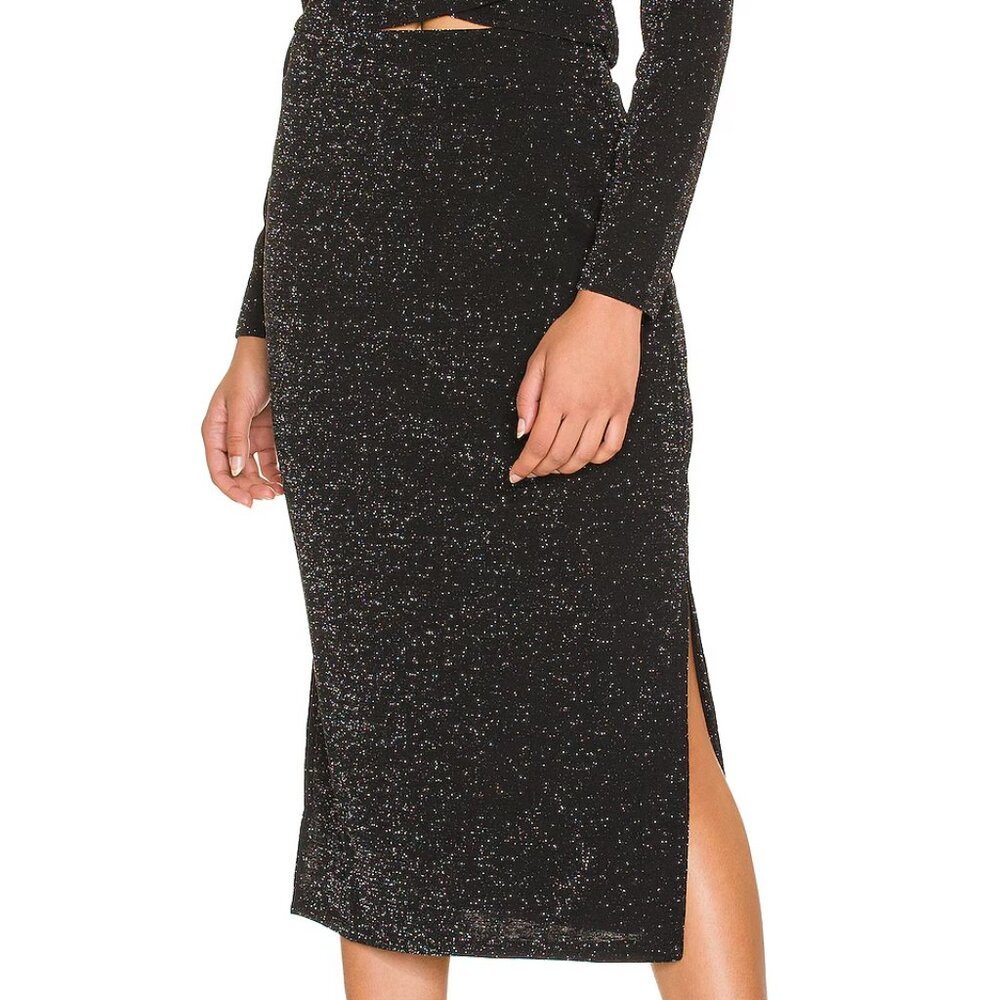 1. State Black Sparkle Skirt Size Medium New with Tags New